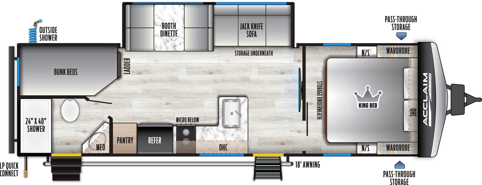 Acclaim 2700BH Floorplan